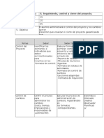 Control y Seguimiento en Gestión de Proyectos