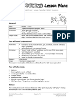 Sports Lesson Plan PDF