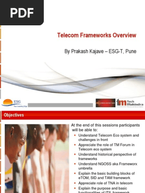 Telecom Frameworks Overview Ss0491 Pdf Strategic Management Business Process
