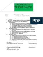 Tugas Dan Fungsi Pokok Petugas p2 Malaria