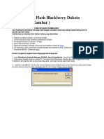 Cara Mudah Flash Blackberry Dakota