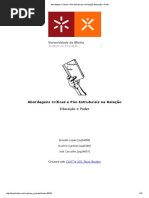 Abordagens Críticas e Pós-Estruturais Na Relação Educação e Poder