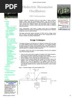 Dielectric Resonator Oscillators PDF