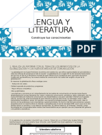 Lengua y Literatura