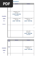 REVISED Schedule of Classes - 2nd Semester, AY 2016-17 (as of 17 Nov 2016)
