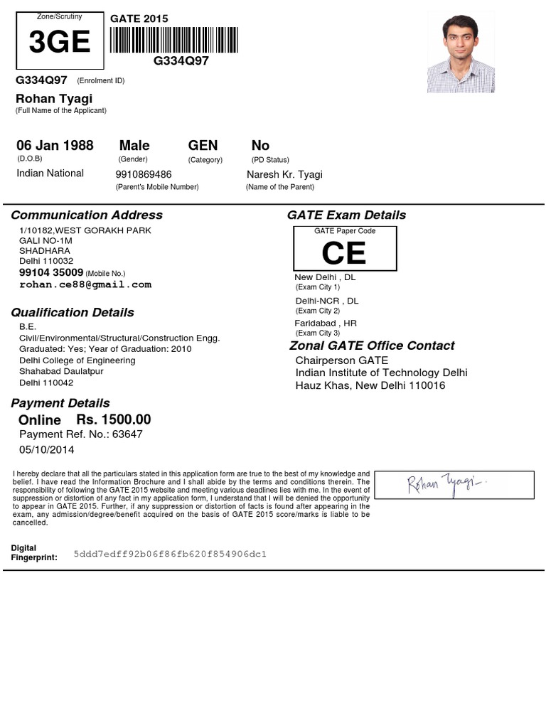 G334Q97ApplicationForm PDF | PDF | Academia | Science