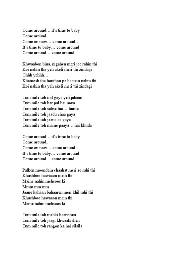 Come Around Docx Entertainment General scribd