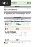 Class 7 IMO Level 2 Sample Paper PDF | PDF | Fraction (Mathematics ...