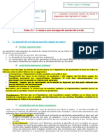 Fiche 212 - L'analyse Néo-Classique Du Marché Du Travail