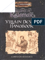 D&D 3.0 - Kingdoms of Kalamar - Villain Design Handbook PDF