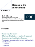 Trends and Issues in The Tourism and Hospitality