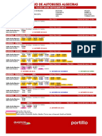 Horario de Autobuses de Algeciras PDF