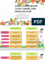 Perbezaan Sumbangan Tamadun Yunani Dan Tamadun Rom