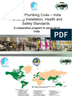 Uniform Plumbing Code - India Plumbing Installation, Health and Safety Standards