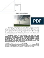 What Is A Tornado?: Nama: Tri Puji Astuti Kelas: IX.1 No. Absen: 32 Tugas Bahasa Inggris
