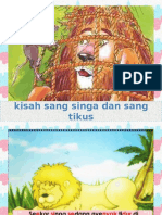 Buku Cerita Sang Singa Dan Sang Tikus