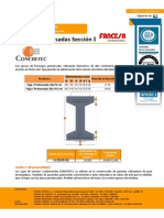 Vigas Pretensadas Seccion I - Concretec