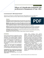 Comparison The Efficacy of Cefazolin Plus Gentamicin With Cefazolin Plus Ciprofloxacin in Management of Type - IIIA Open Fractures