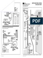 Meter and Panel Wiring Information Sheet: Service Panel Overhead Services