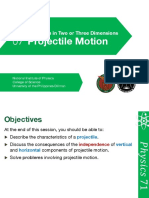 1.07 Projectile Motion