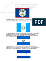 Centro America y Guatemala