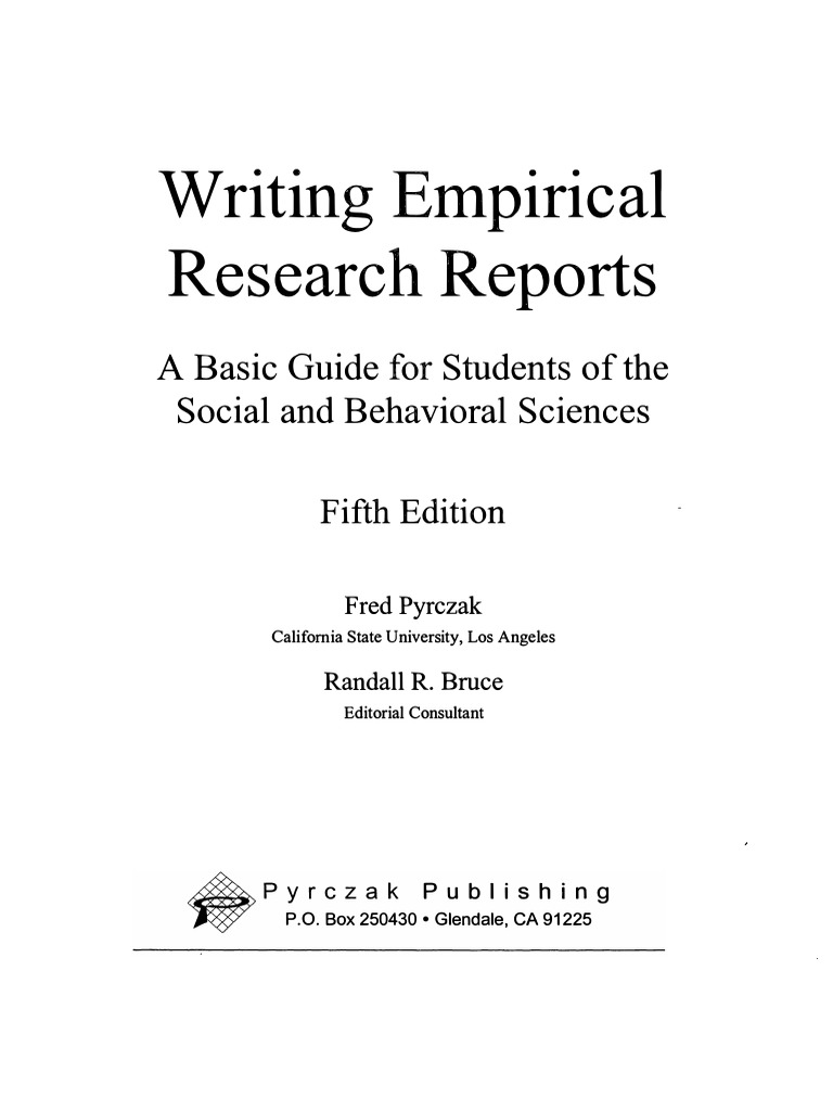 empirical research paper pdf