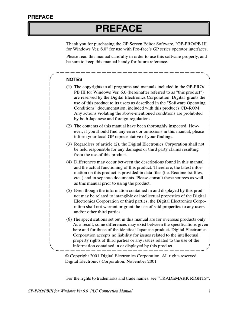 Proface PLC Connection Manual PDF | PDF | Programmable Logic Controller ...