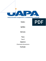 Tarea I - Orientación (UAPA)