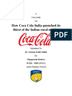 How Coca Cola India Quenched Its Thirst of The Indian Rural Market