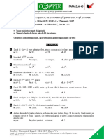 Subiect Matematica EtapaI 2016 2017 ClasaV