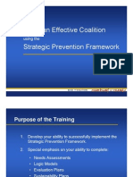 Being An Effective Coalition Using The Strategic Prevention Framework