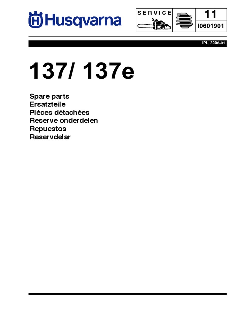 Husqvarna 137 PDF | PDF | Carburetor | Engine Technology