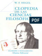 Hegel - Enciclopedia de Las Ciencias Filosóficas