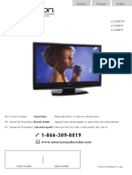 Emerson LC320EM1 TV User Manual