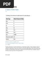 Data Types