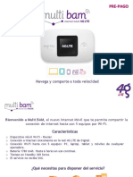 Multi BAM 4G LTE: Guía completa del servicio pre-pago