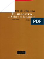 San Agustín de Hipona - El Maestro o Sobre El Lenguaje(1).pdf