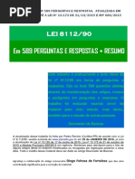 Lei 8112.90 - em 589 Perguntas e Respostas Completa