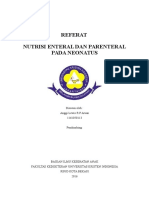 Anggi Lewis RP Aruan - 1161050113 Refrat - Terapi Enteral Dan Parenteral Pada Neonatus