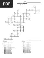 Download Crucigrama Verbos Irregulares en ingls by Jessica Petrino SN338426939 doc pdf