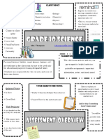 Grade 10 Science Course Outline 16
