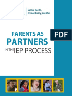 Parents As Partners in The Iep Process Handbook1