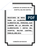 Recetario Menus 5, 6, 7 y 8.