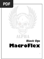 Black Ops MacroFlex - Nutritional Guide