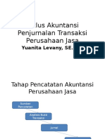 Siklus Akuntansi Penjurnalan Transaksi Perusahaan Jasa