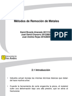 Métodos de Remoción de Metales PDF
