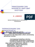 FARMAKODINAMIK DAN FARMAKOKINETIK OBAT-OBAT OKSITOSIK