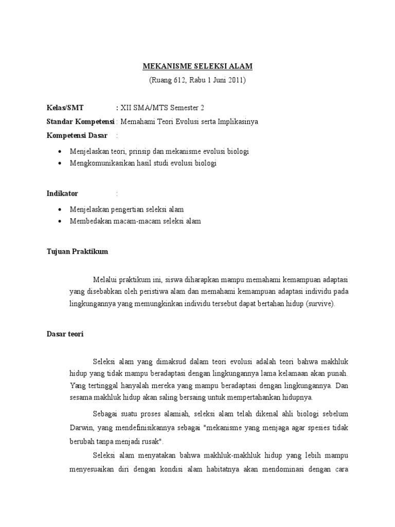 Xii 2 Seleksi Alam