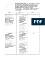 Multicultural Curriculum Framework