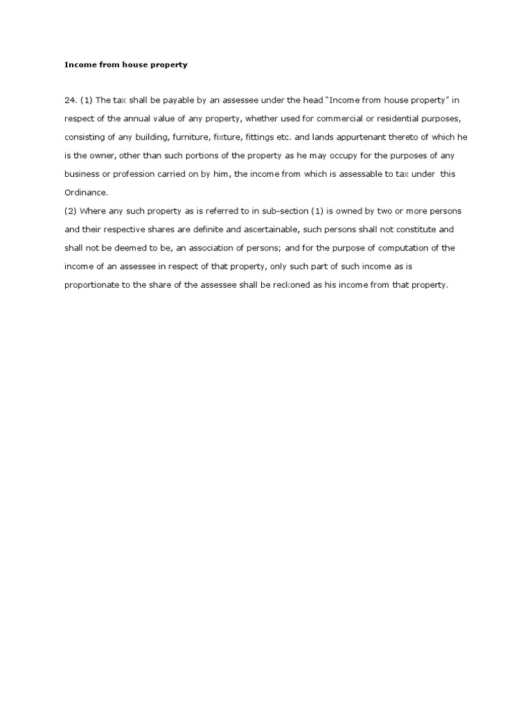 Section 24 of The ITO, 1984 | PDF